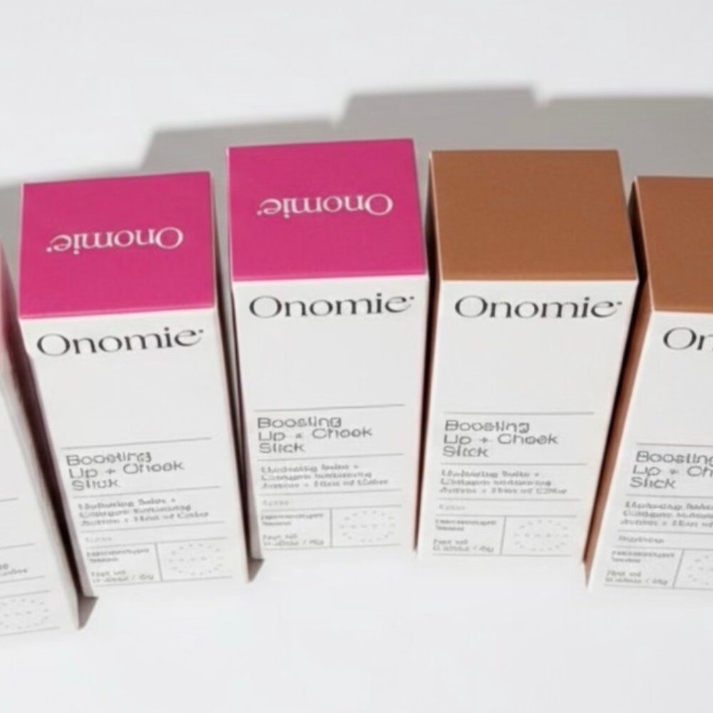 Onomie Boosting Lip + Cheek Stick Hydrating  Collagen Shea Butter 5 PC LOT